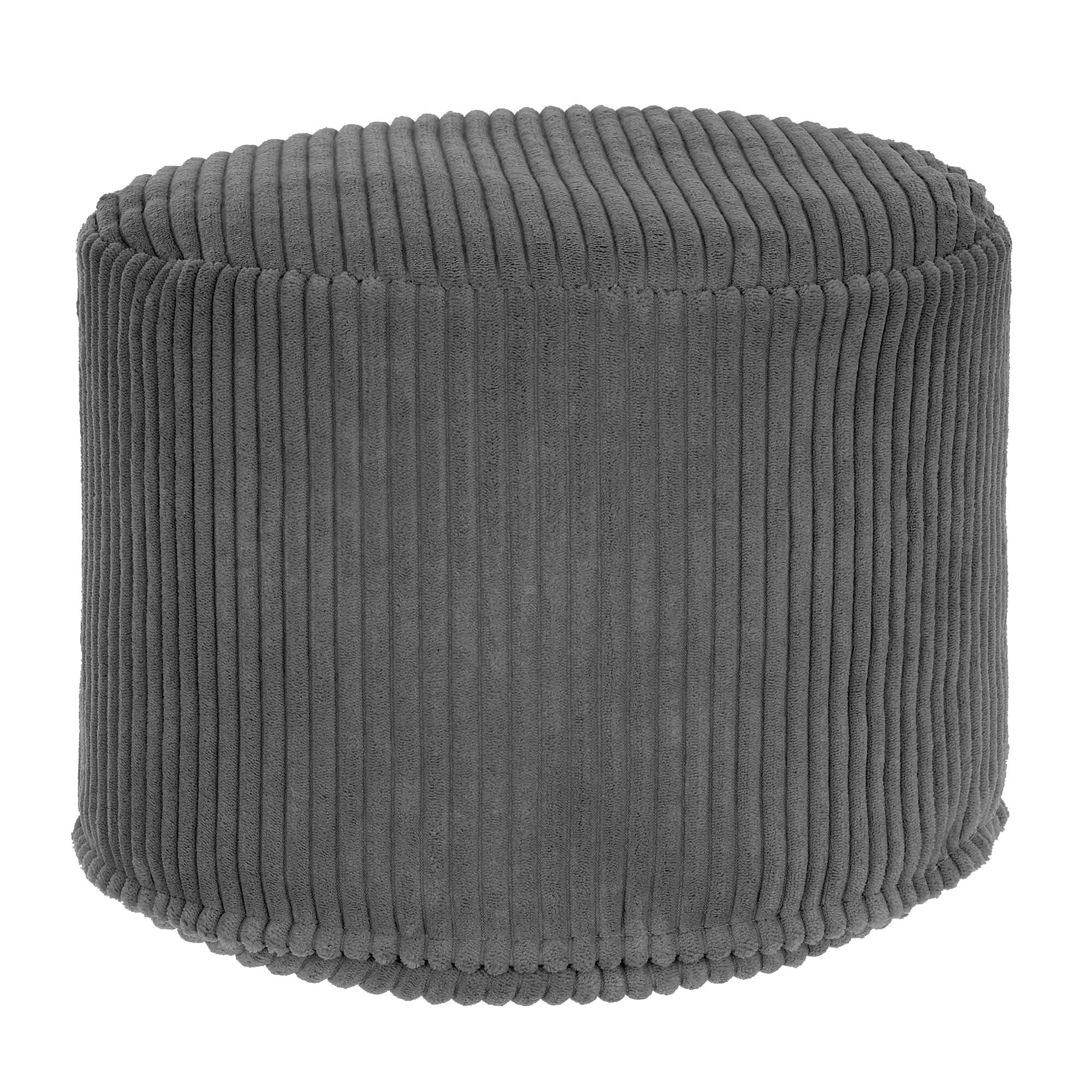 Puf okrągły podnóżek Lincoln Granite Gray-S