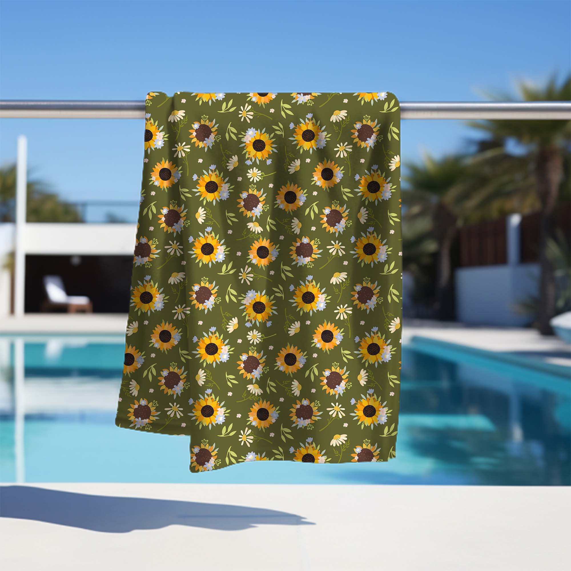 Handtuch Sonnenblumen-70x140 cm