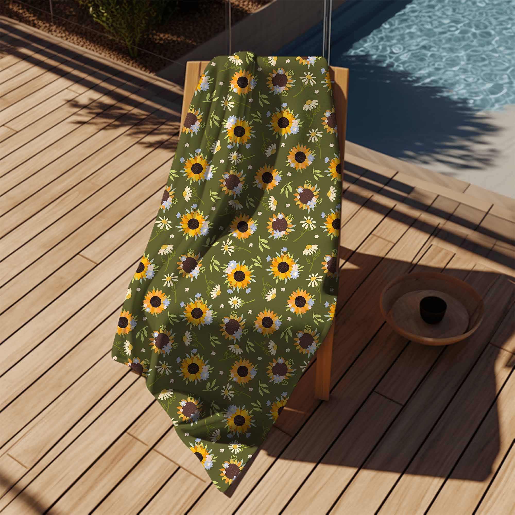 Handtuch Sonnenblumen-70x140 cm