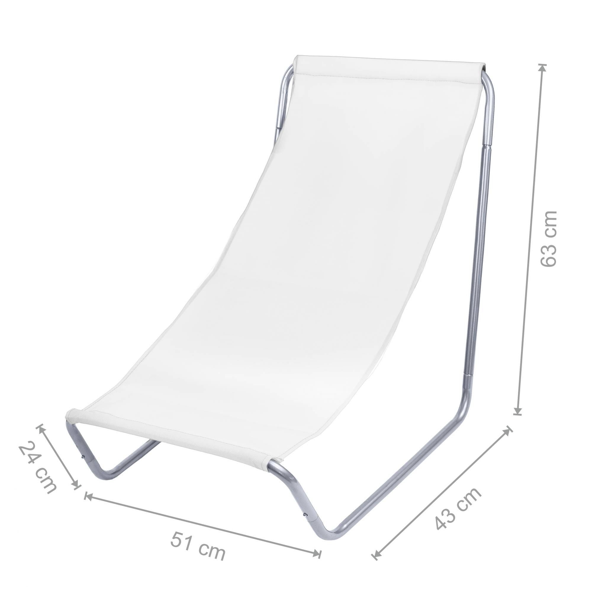 Leżak metalowy Colorful Flowers