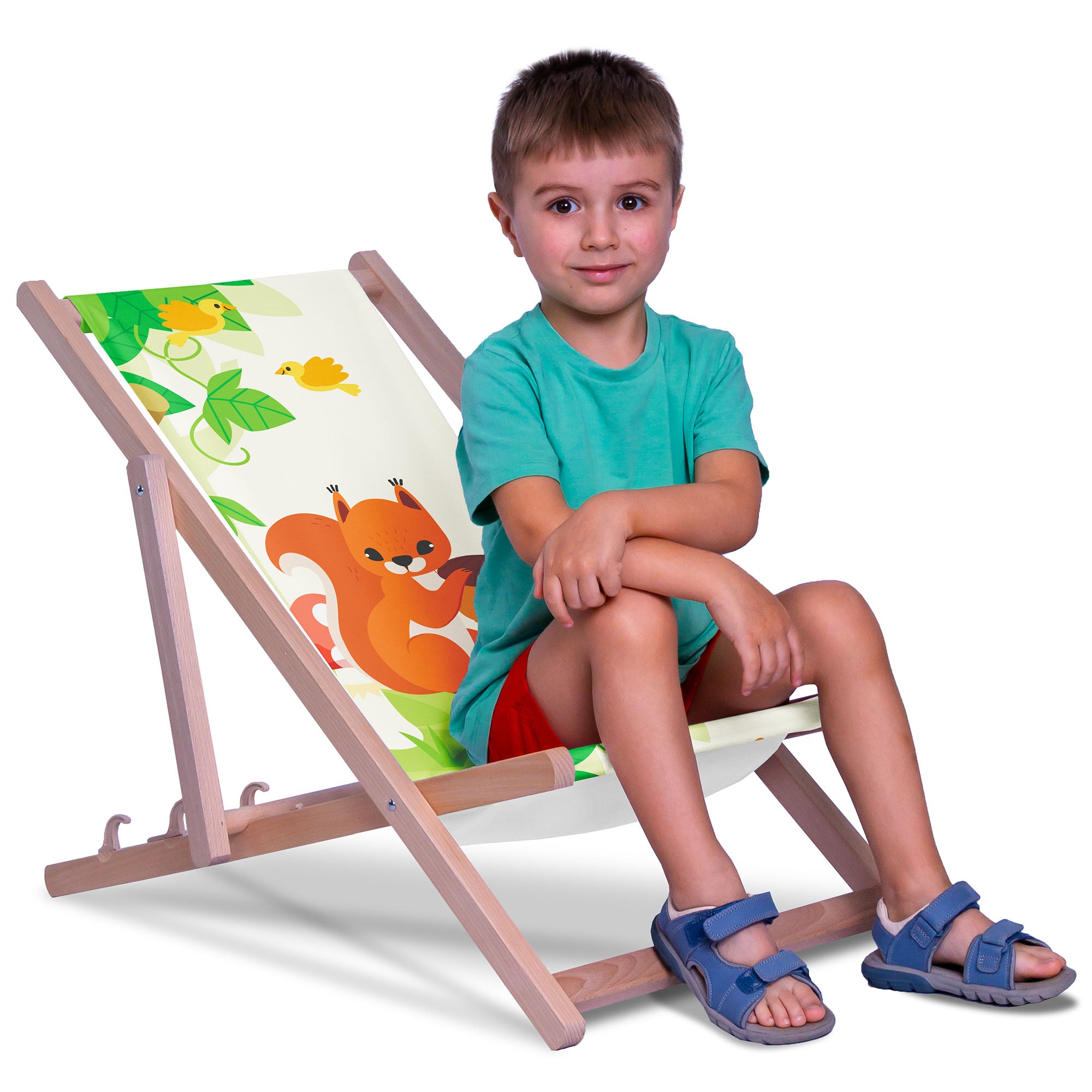 Leżak drewniany Magic Forest Squirrel-M