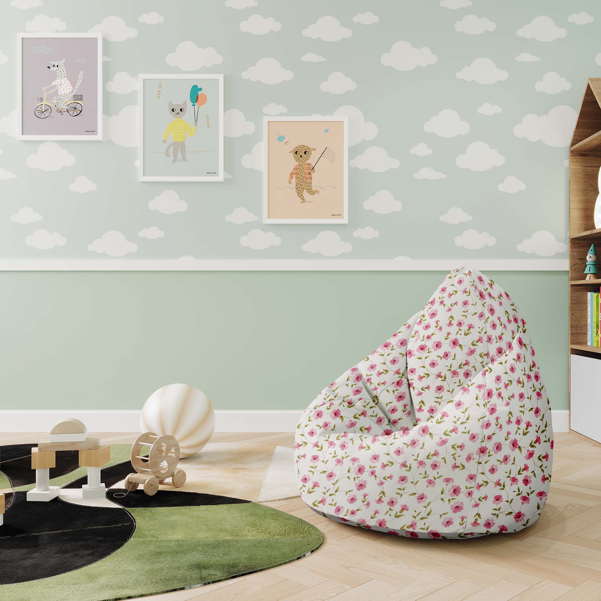 Puf Pearshape Magical Garden