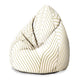 Puf Pearshape Mountain Wave-Velvet