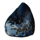 Puf Pearshape Navy Night