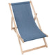 Leżak drewniany Imitacja Jeansu Nordic Blue-M