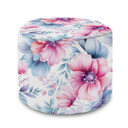Puf okrągły podnóżek Pastel Flowers-Velvet