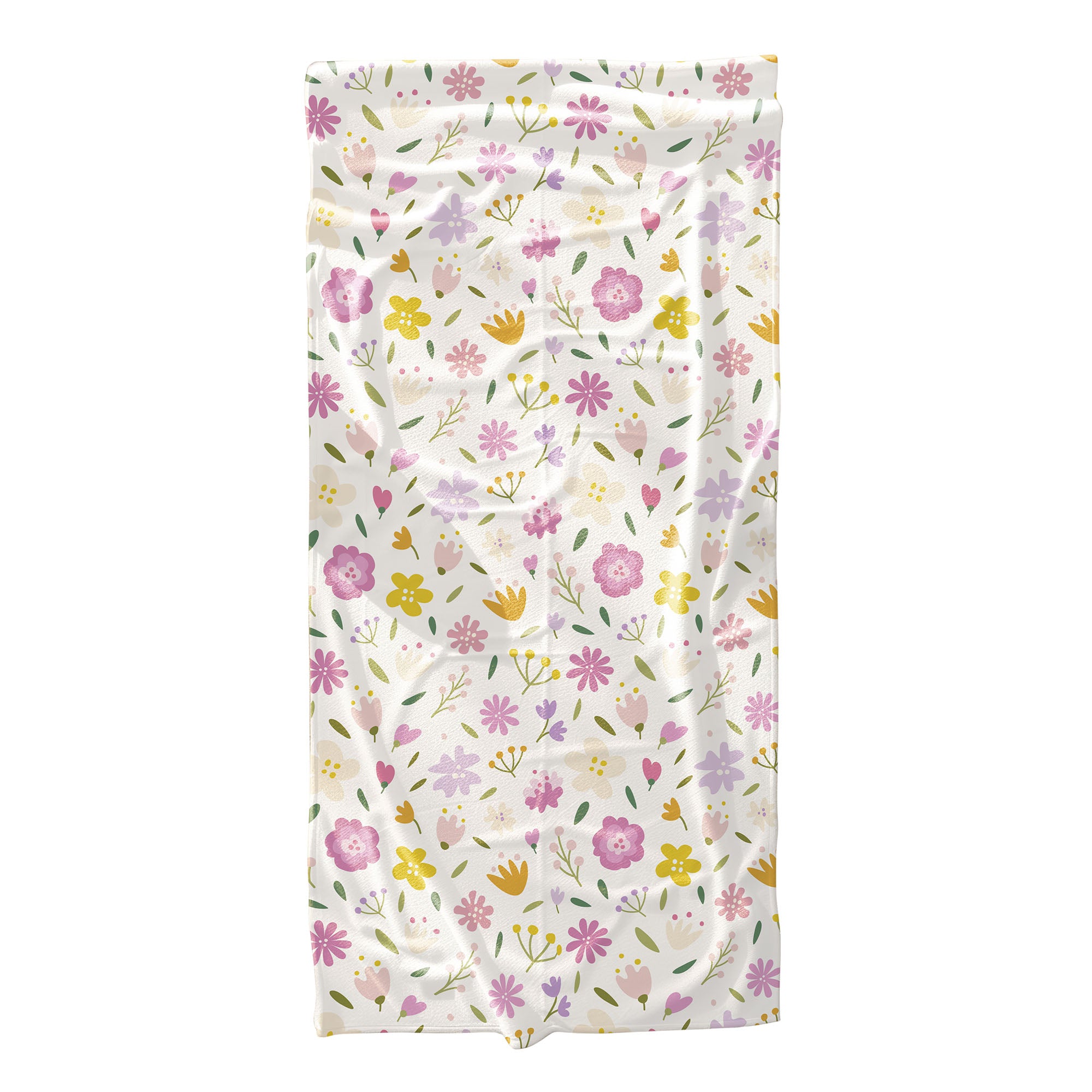 Multicolored Flowers Towel