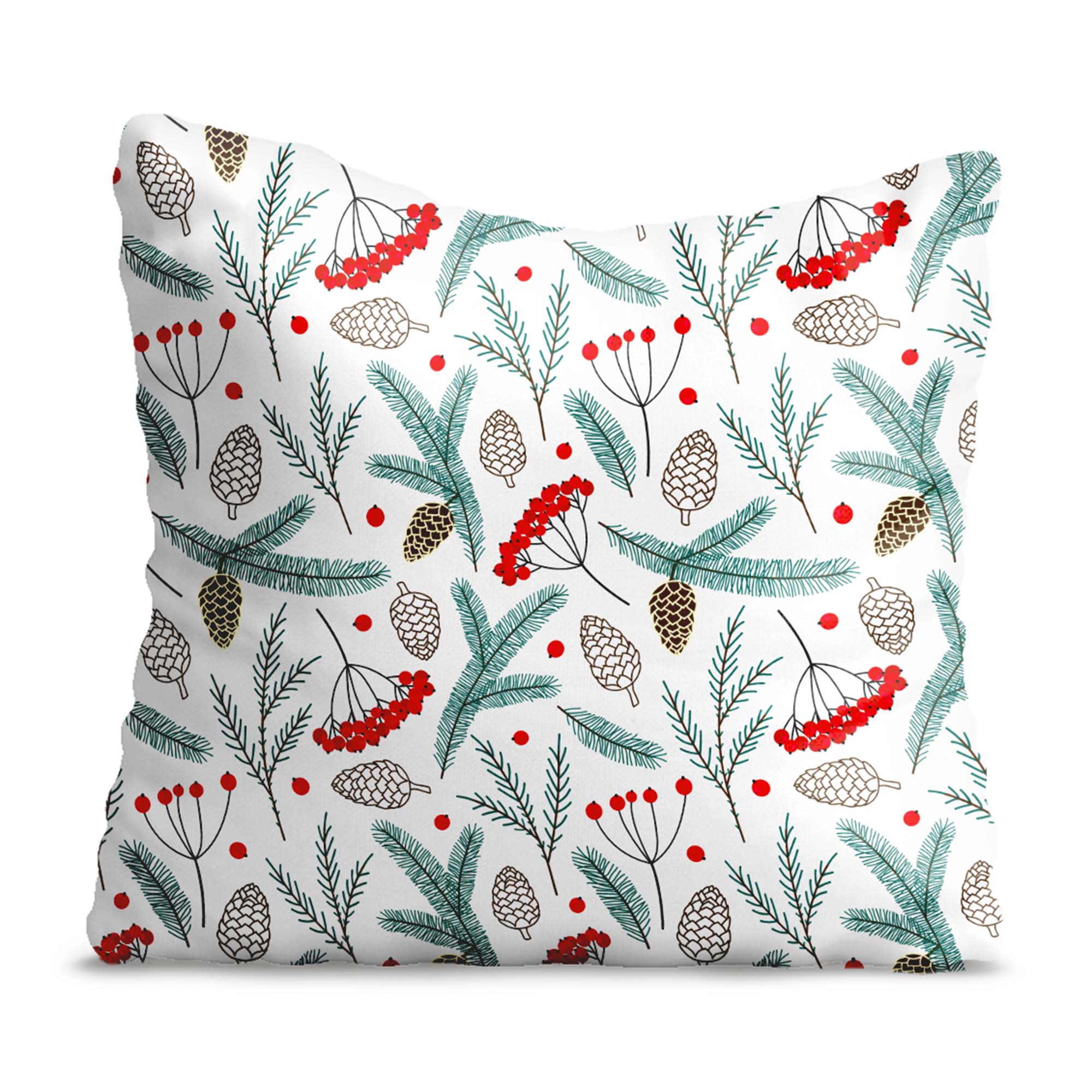 Poduszka Pine Cones and Berries-Velvet