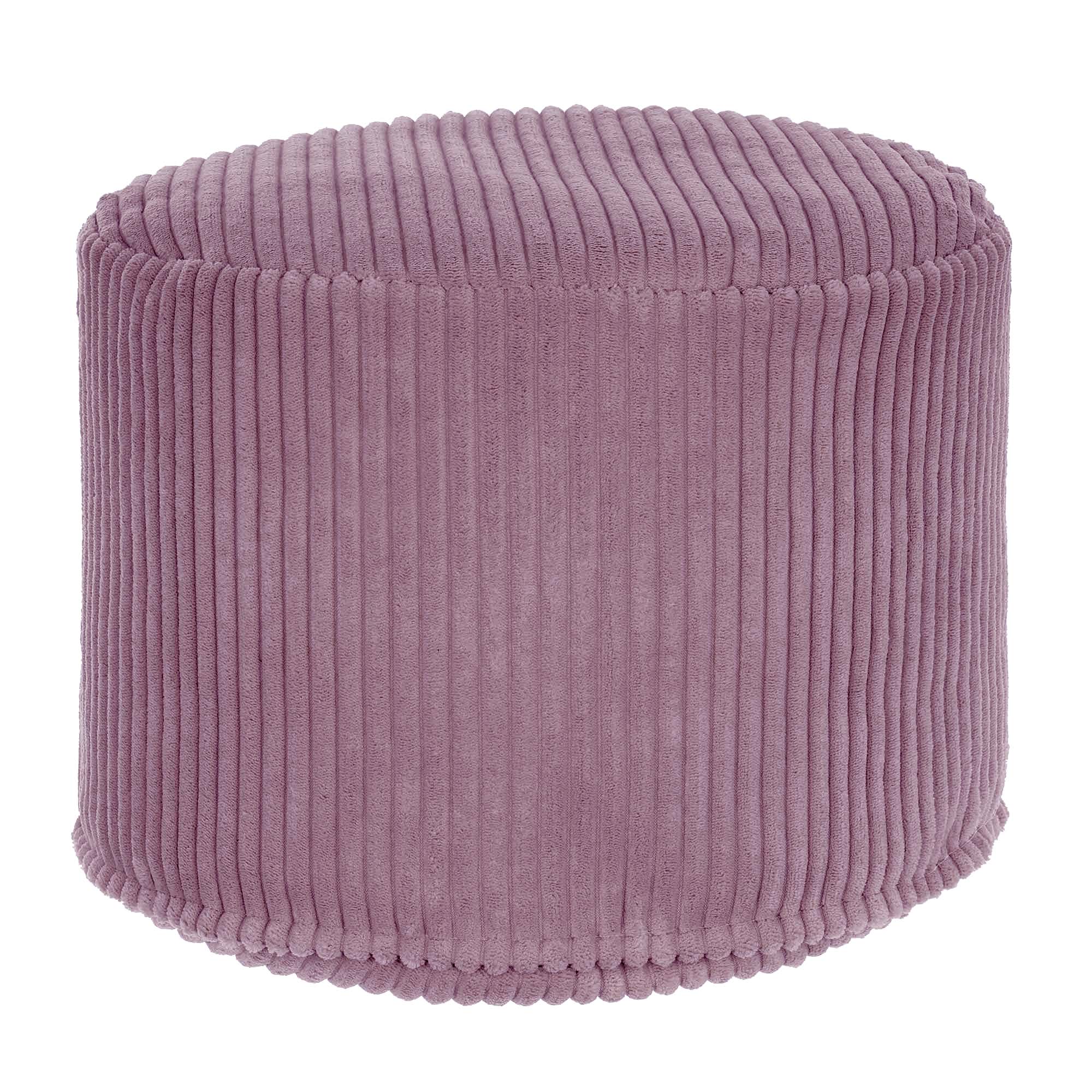 Okrúhly puf podnožka Lincoln Plum Smoothie-M