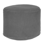 Round pouf footstool Lincoln Frost Gray