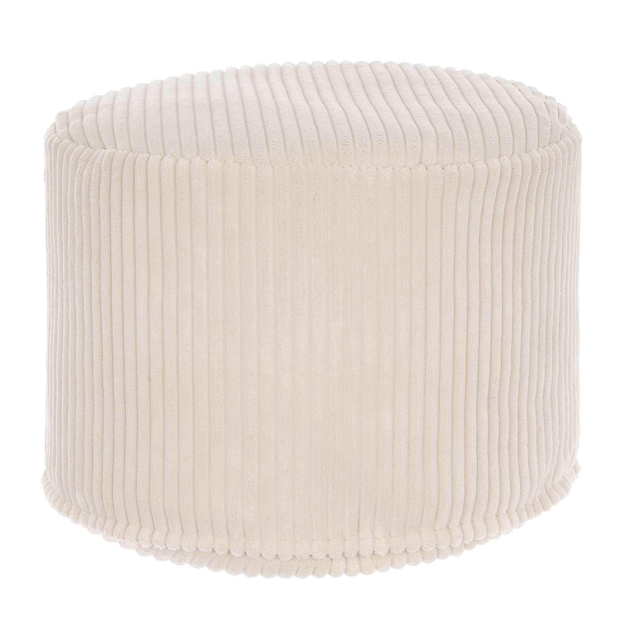 Puf okrągły podnóżek Lincoln Vanilla Ice-M
