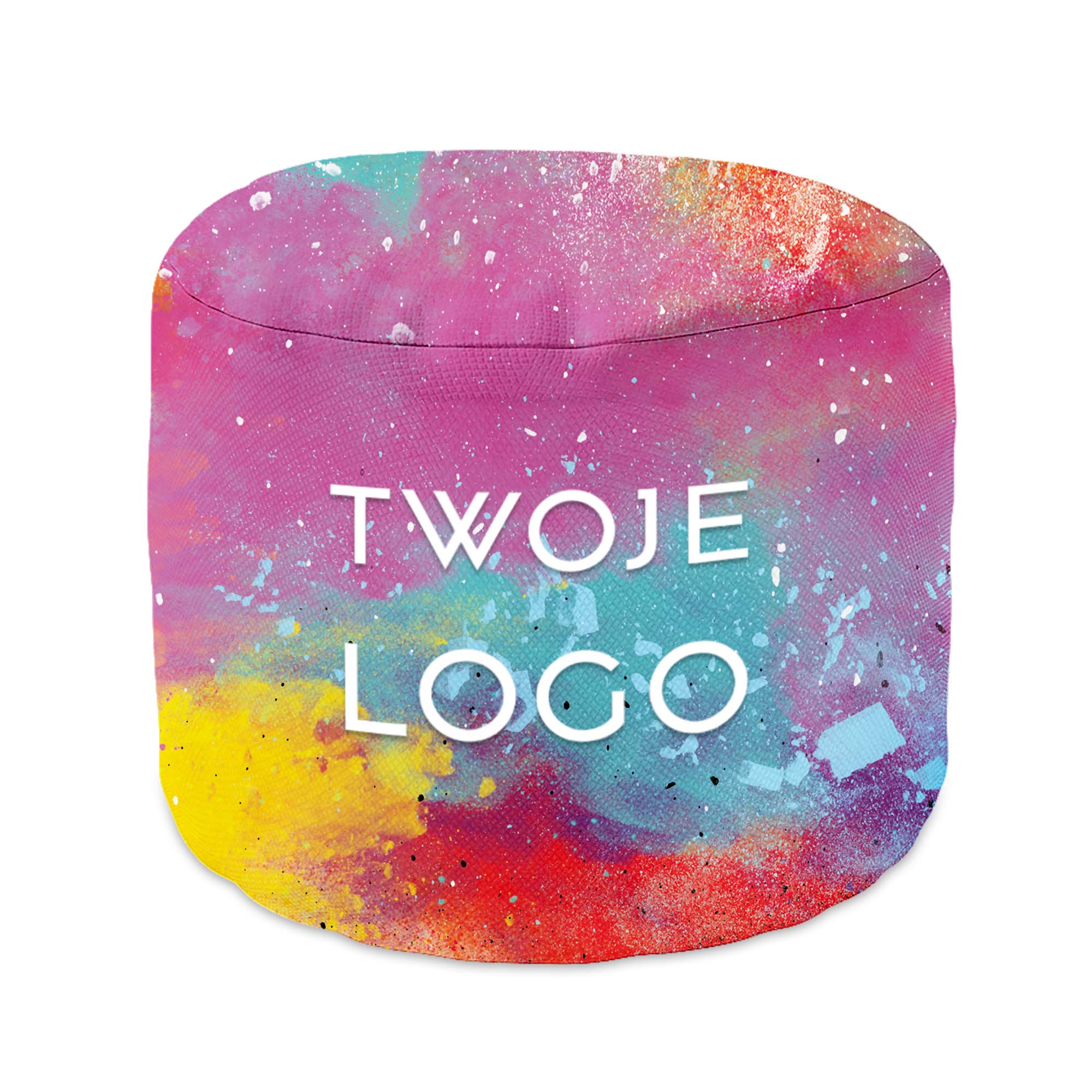 Puf okrągły podnóżek z Własnym Logo Reklamowym-M