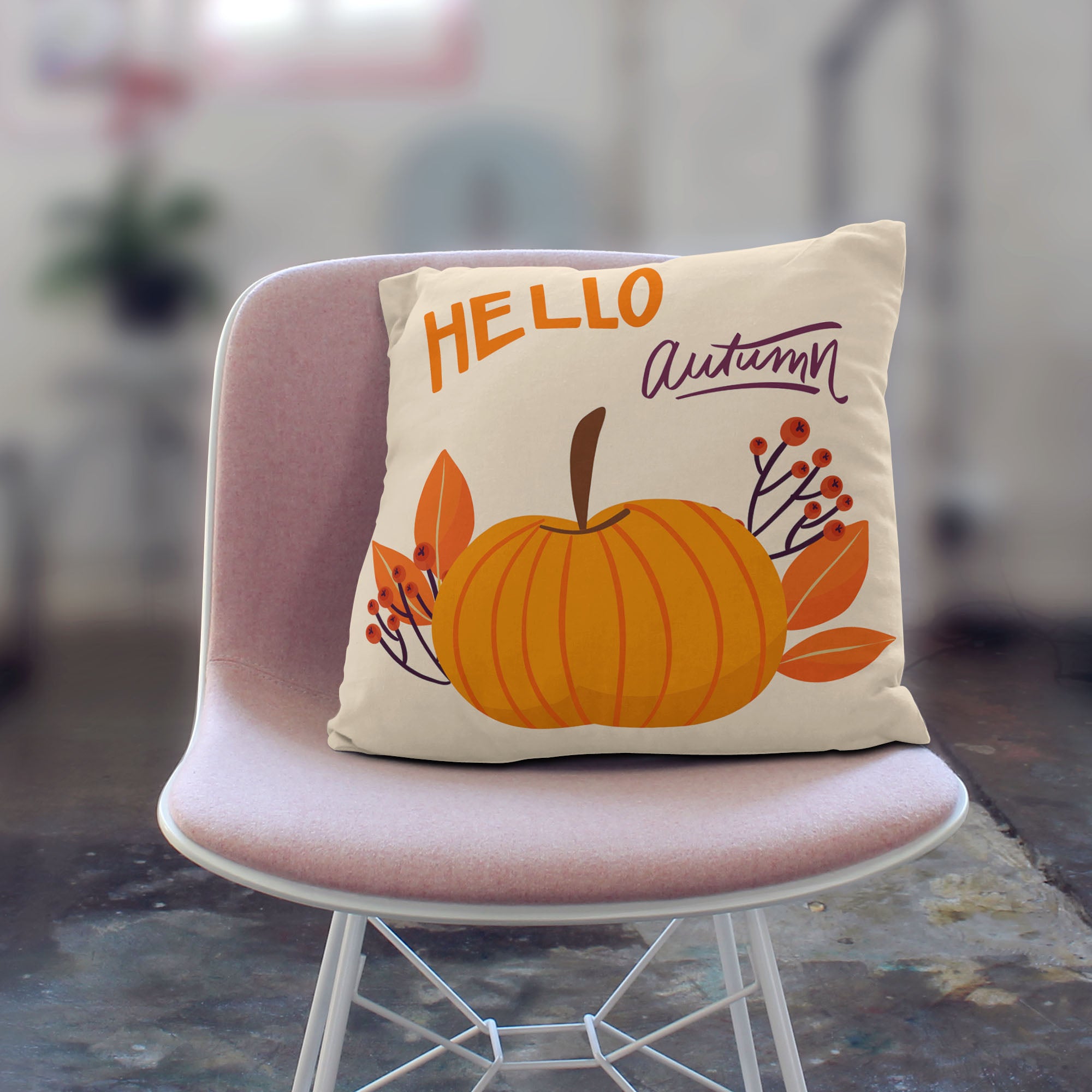 Pumpkin-Velvet Pillow