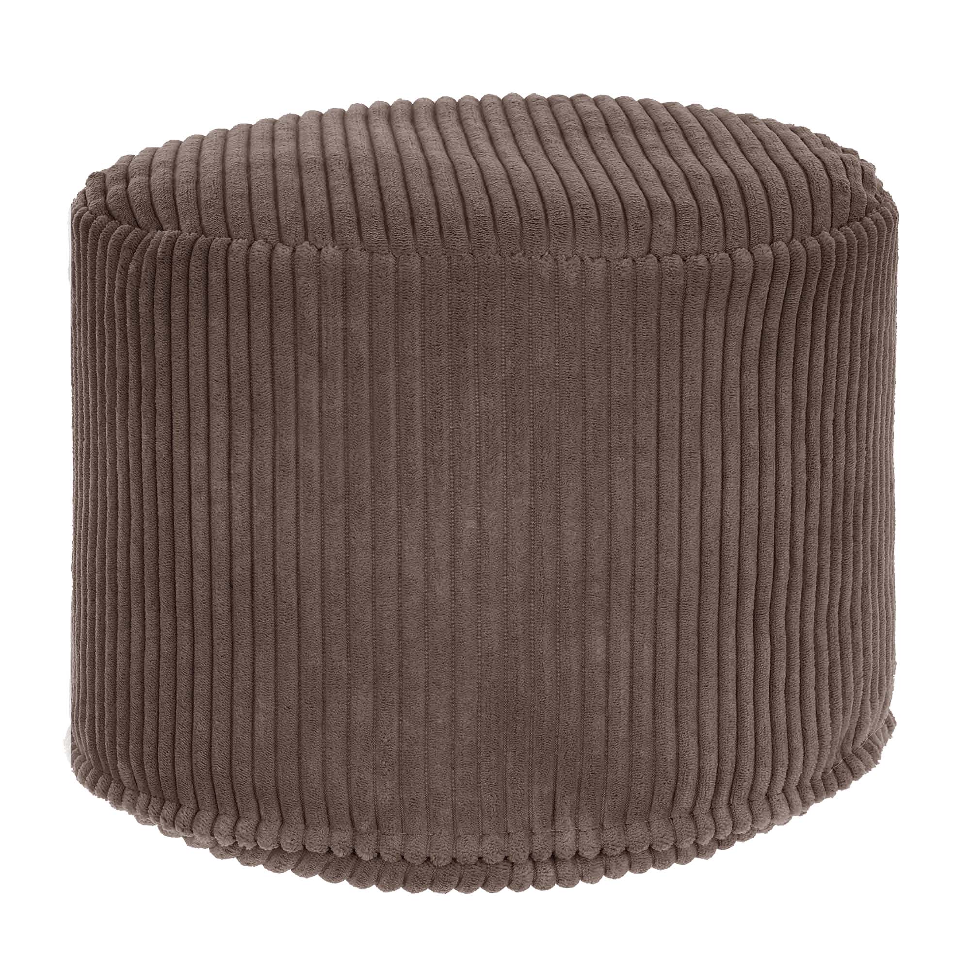 Runder Hocker Fußstütze Lincoln Roasted Cocoa-S