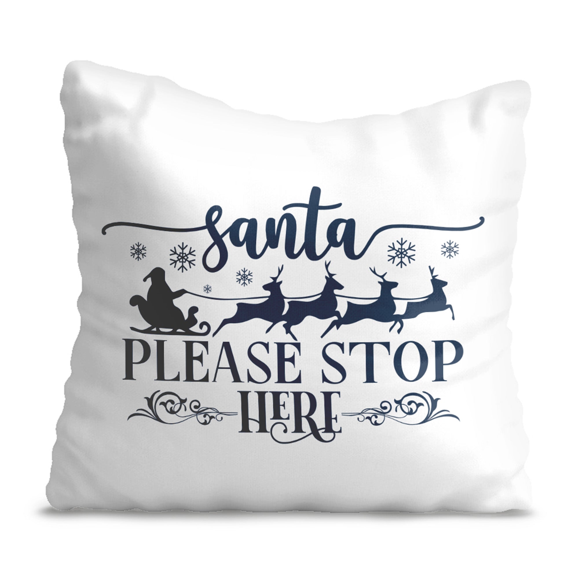 Poduszka Santa is Here-Velvet