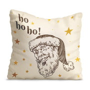 Poduszka Santa Please Here Stop-Velvet