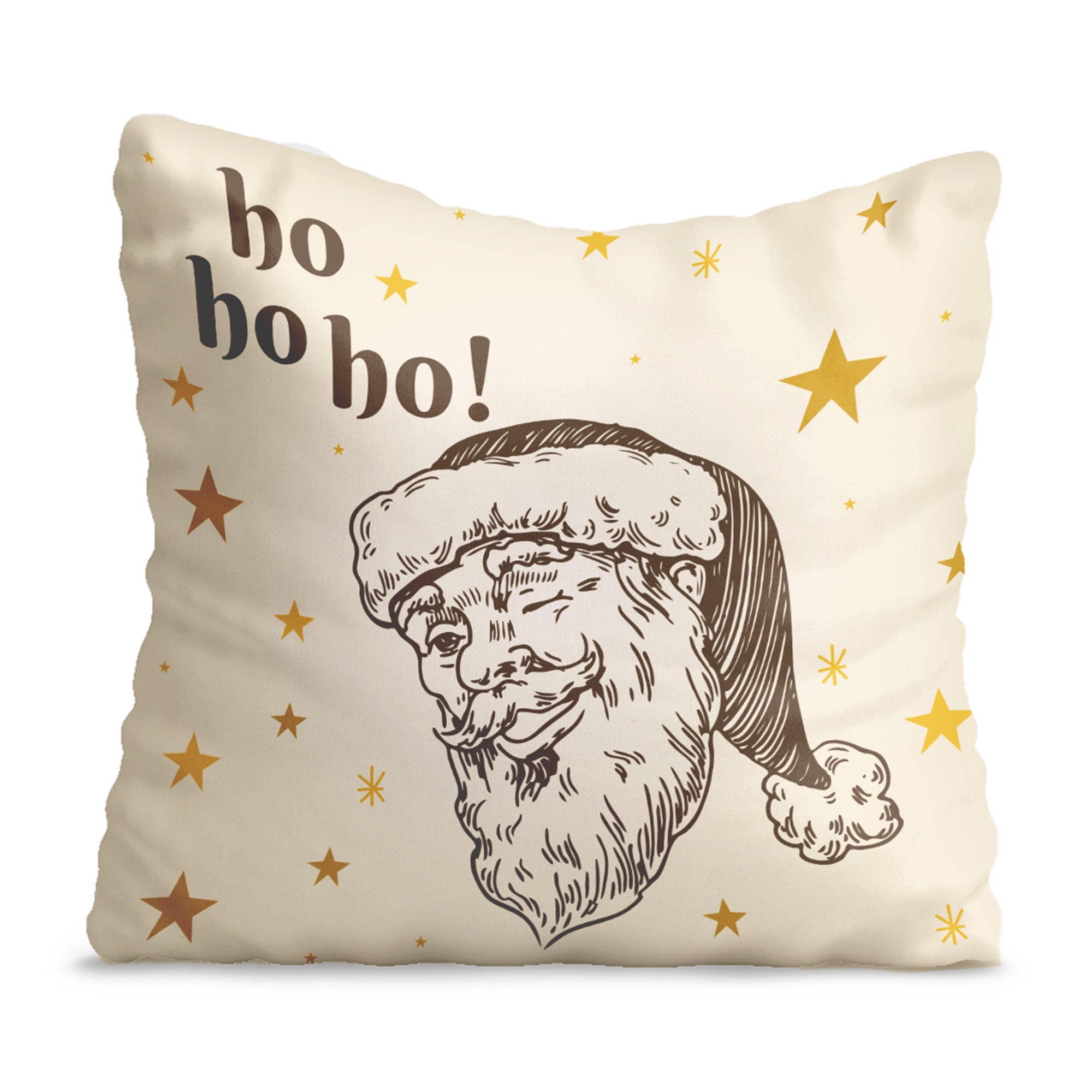 Poduszka Santa Please Here Stop-Velvet