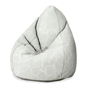 Puf Pearshape Scandinavian Green-Oxford