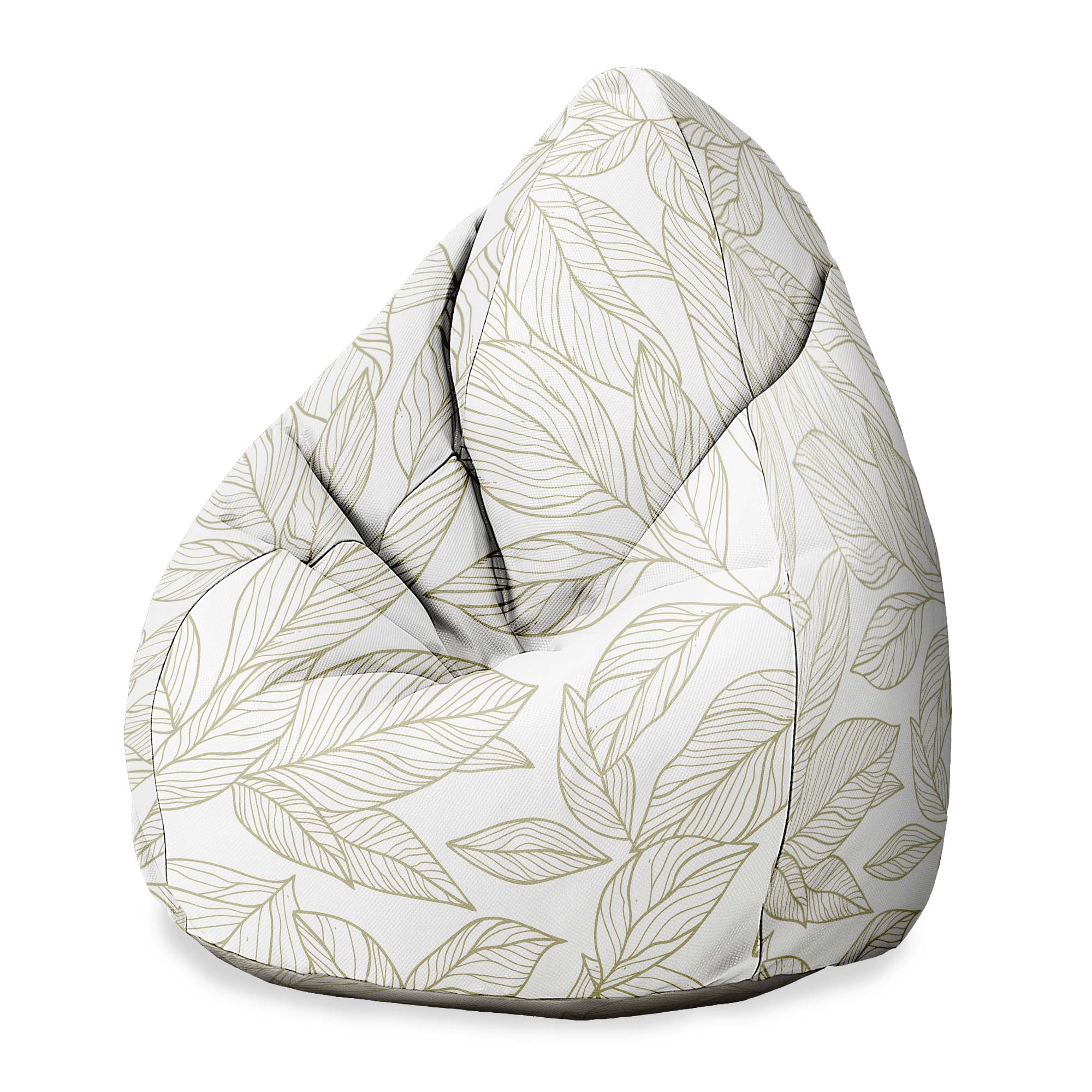 Puf Pearshape Scandinavian Leaves