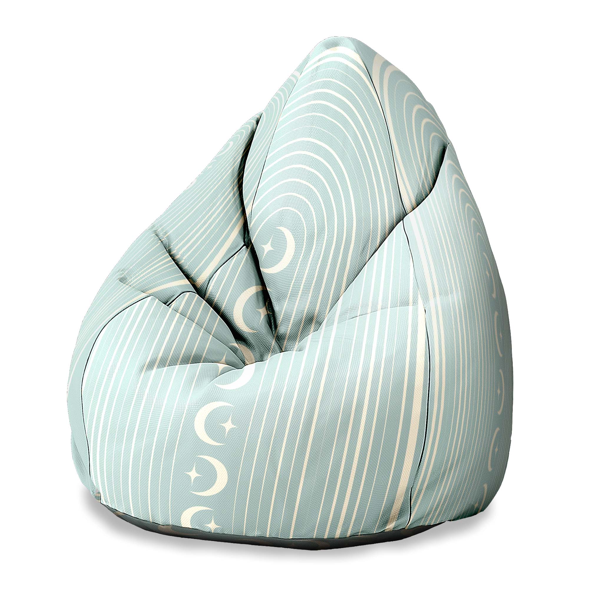 Puf Pearshape Scandinavian Moons-Velvet