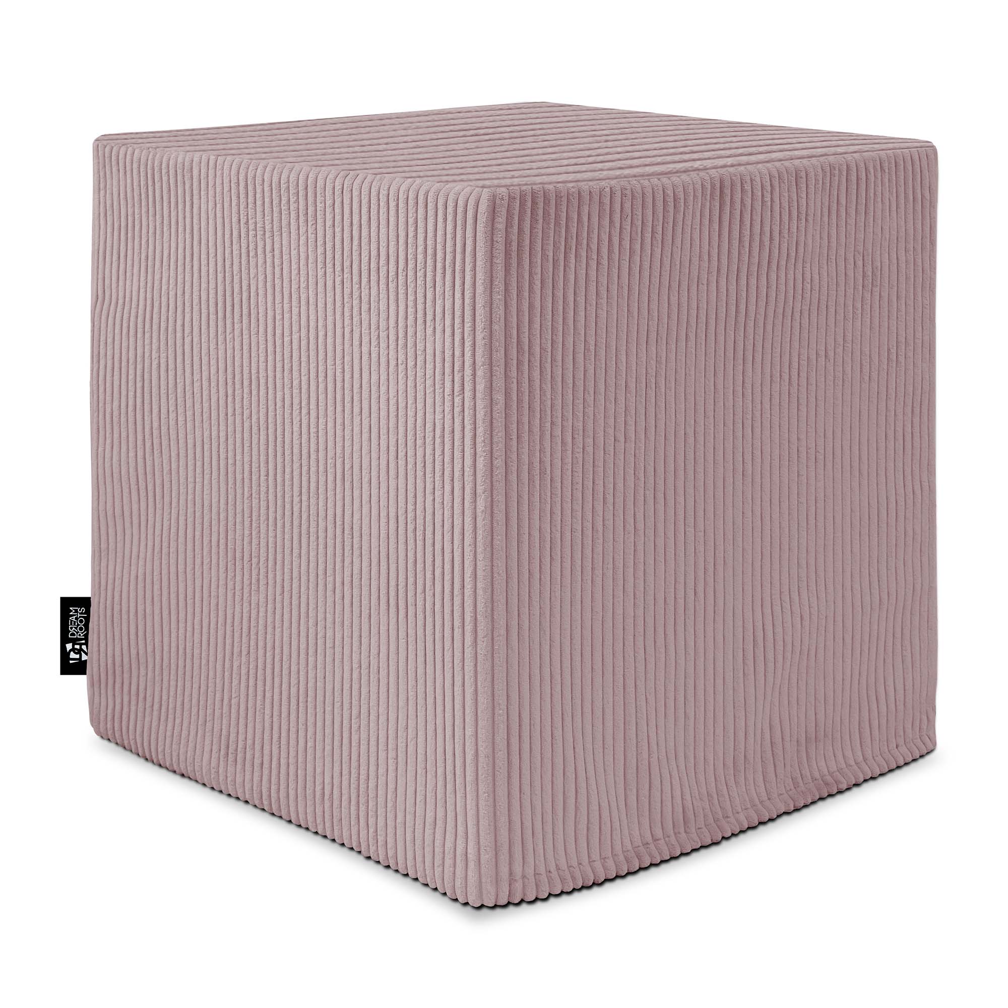 Puf Qubik Silver Pink-40x40 cm