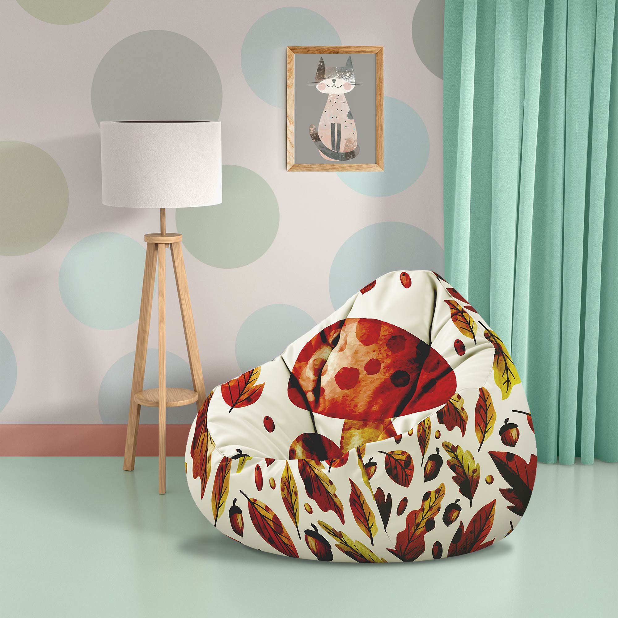 Puf Paradise Small Mushrooms-S