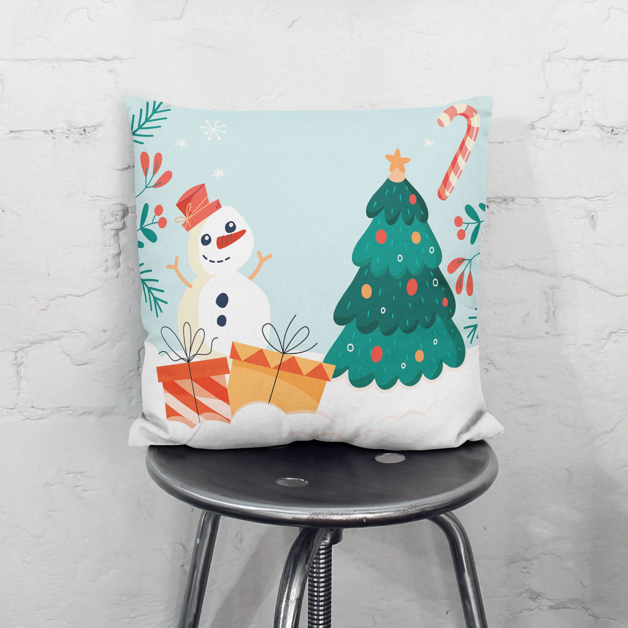 Poduszka Snowman Candy-Velvet