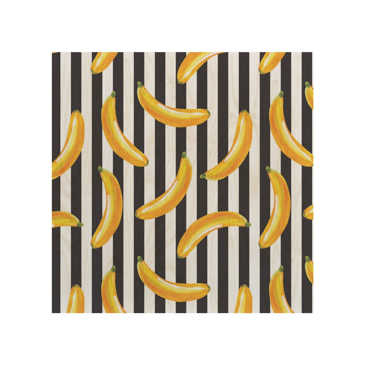 Stolik drewniany Banana Stripes