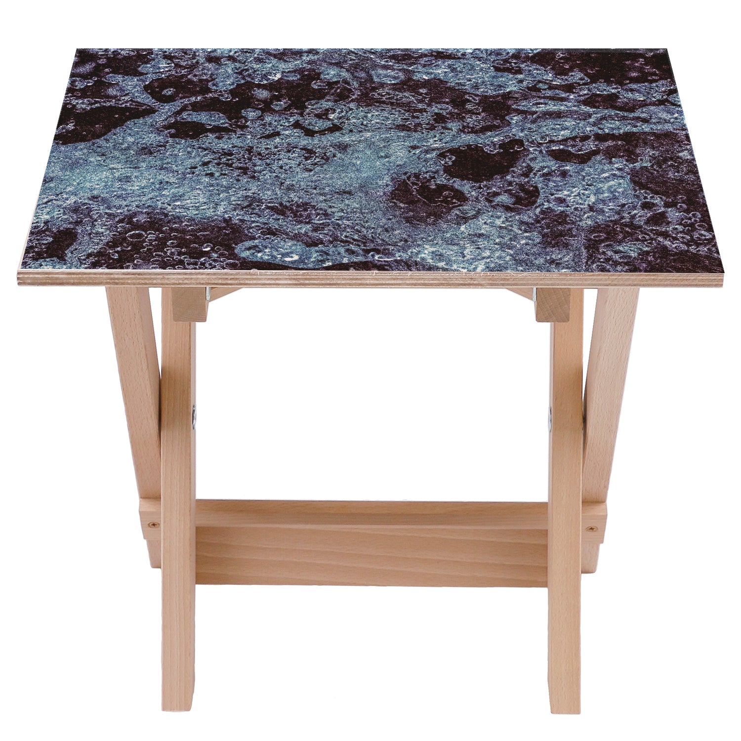 Stolik drewniany Bubbles-50x50 CM
