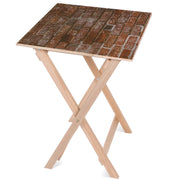 Stolik drewniany Dark Brick-30x40 CM