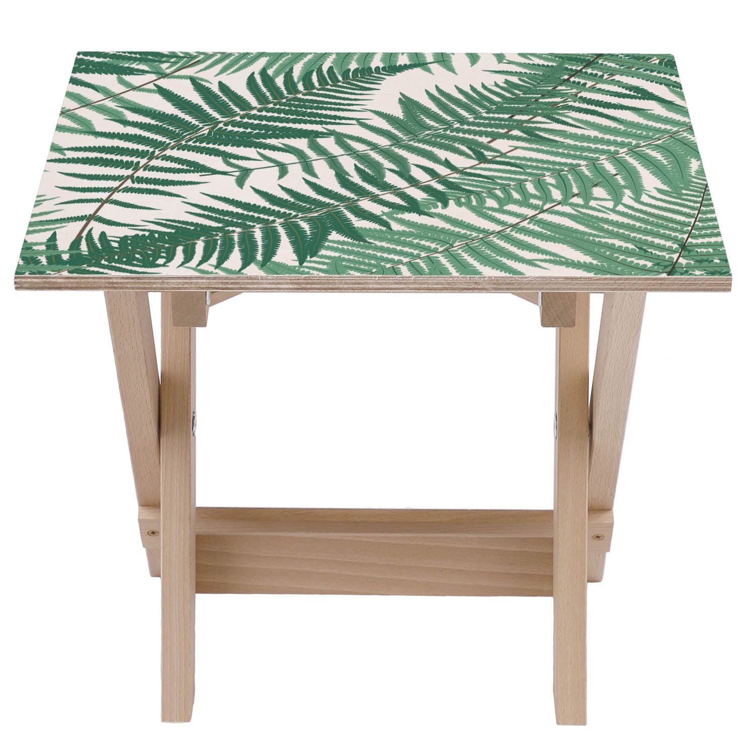 Holztisch Fern Leaf-50x50 CM