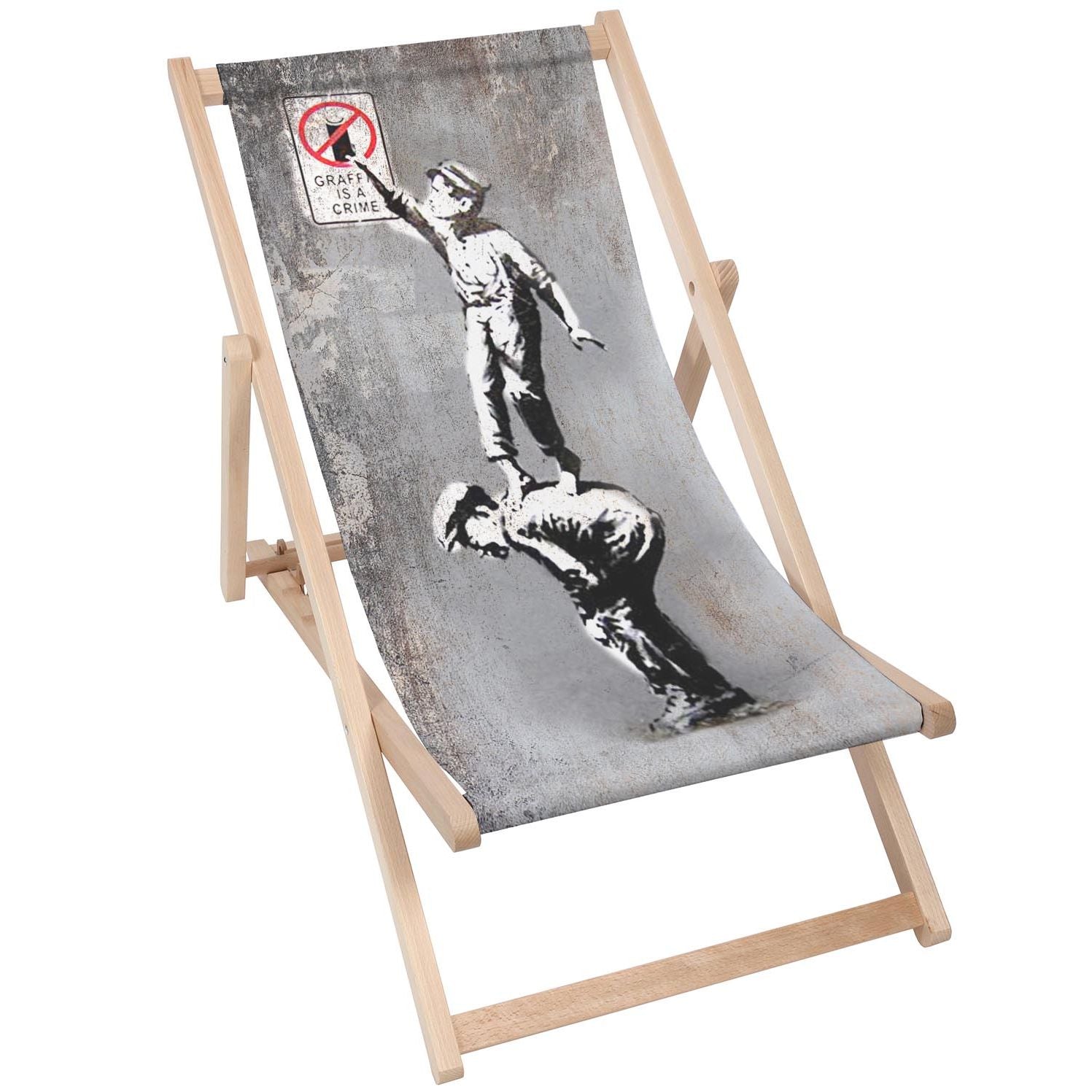 Graffiti Is A Crime Wooden Table
