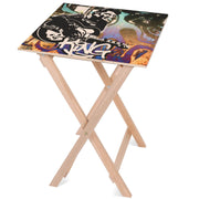 Holztisch König Elvis-50x50 CM