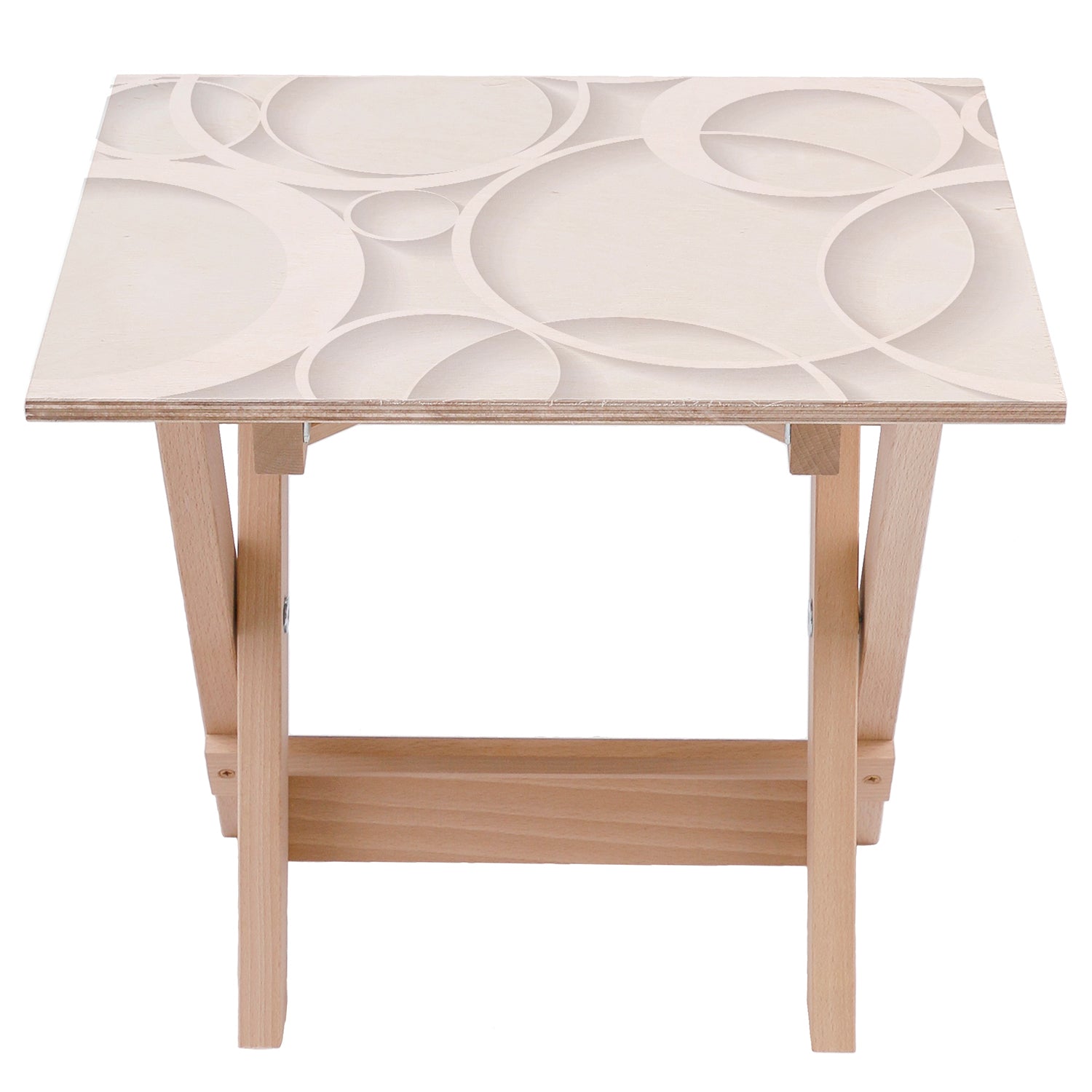 Stolik drewniany Circles 3D-30x40 CM