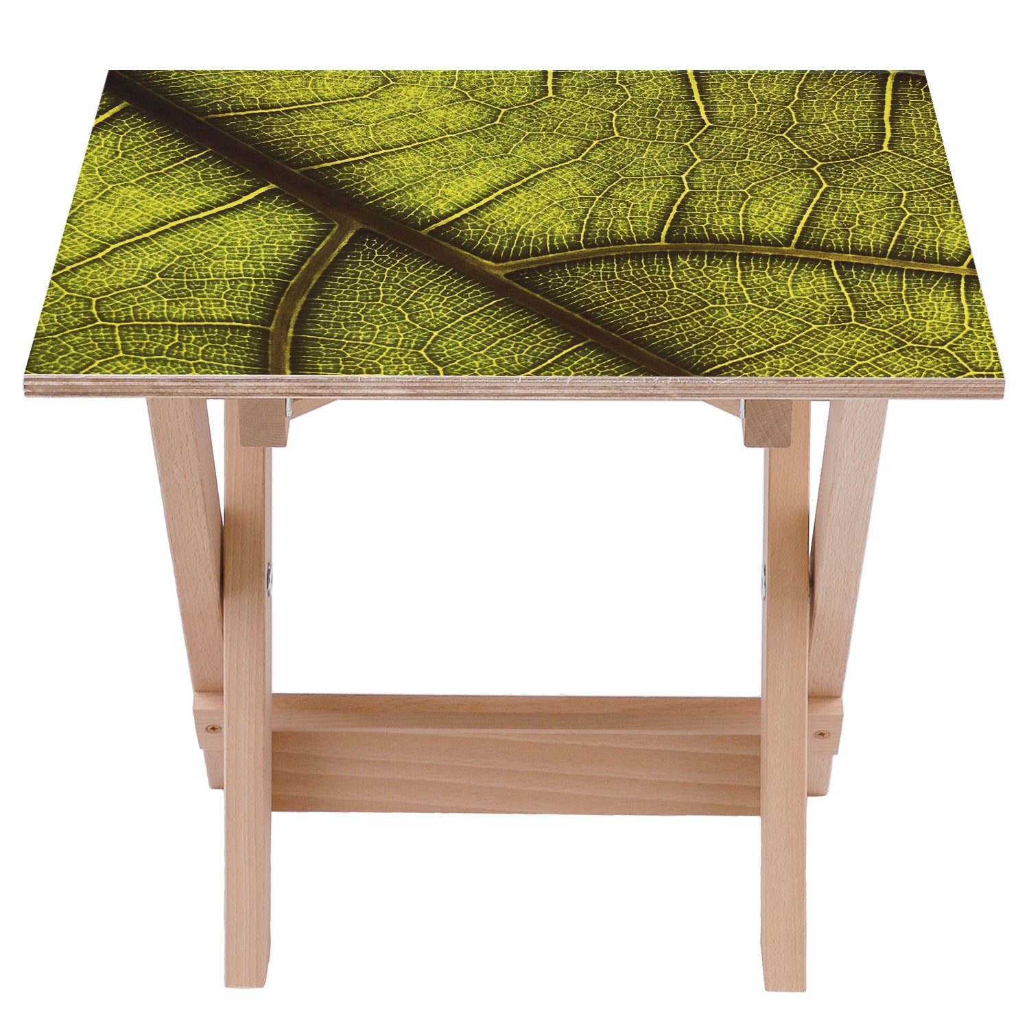 Holztisch Leaf-50x50 CM