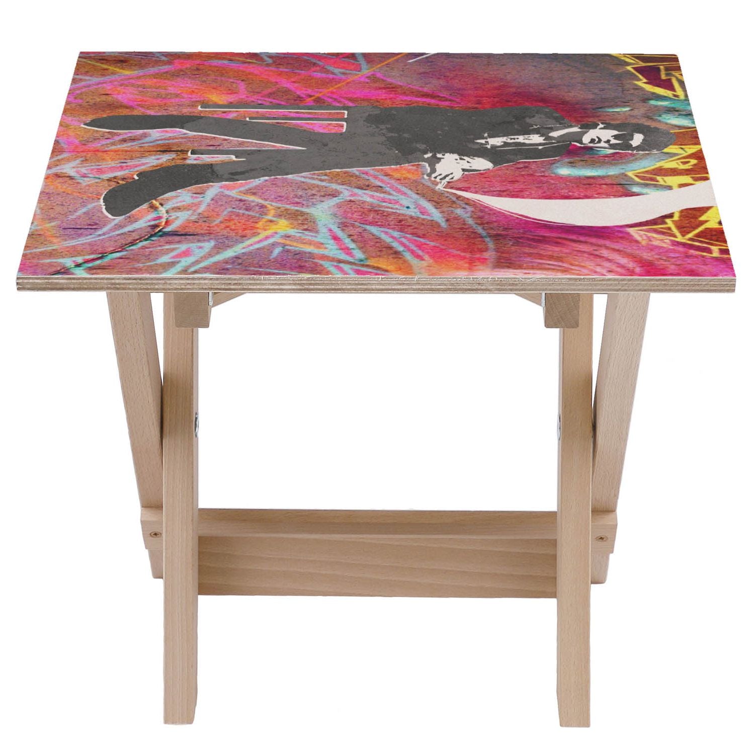 Holztisch Man In Black-30x40 CM