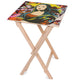 Stolik drewniany Mona Lisa Yellow-50x50 CM