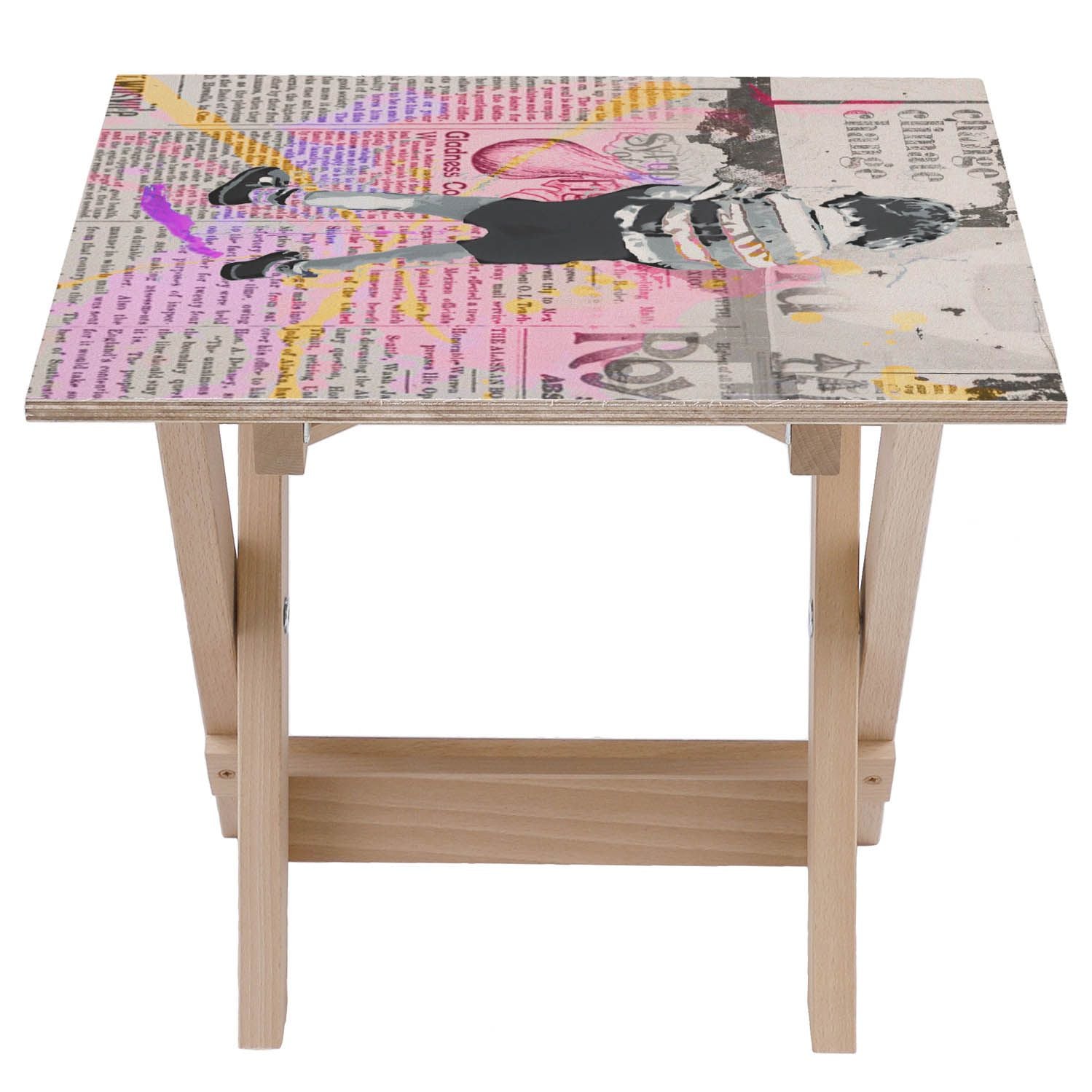 Wooden Table Oops-30x40 CM
