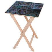 Stolik drewniany Pattern Star-50x50 CM