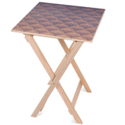Stolik drewniany Pattern-50x50 CM