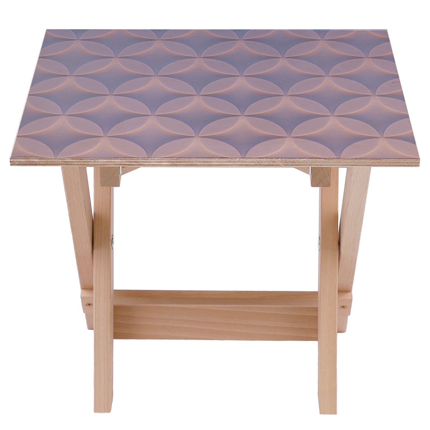 Stolik drewniany Pattern-50x50 CM