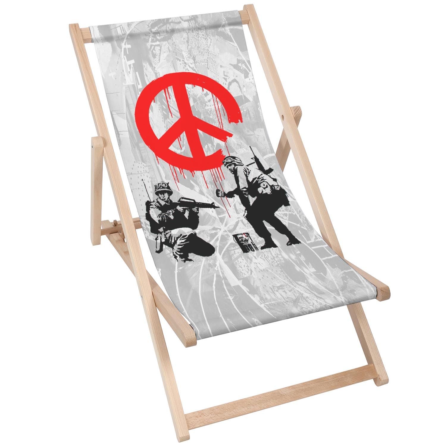 Wooden Table Peace Soldiers-50x50 CM