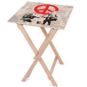 Wooden Table Peace Soldiers-50x50 CM
