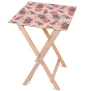 Holztisch Rosa Ananas-50x50 CM