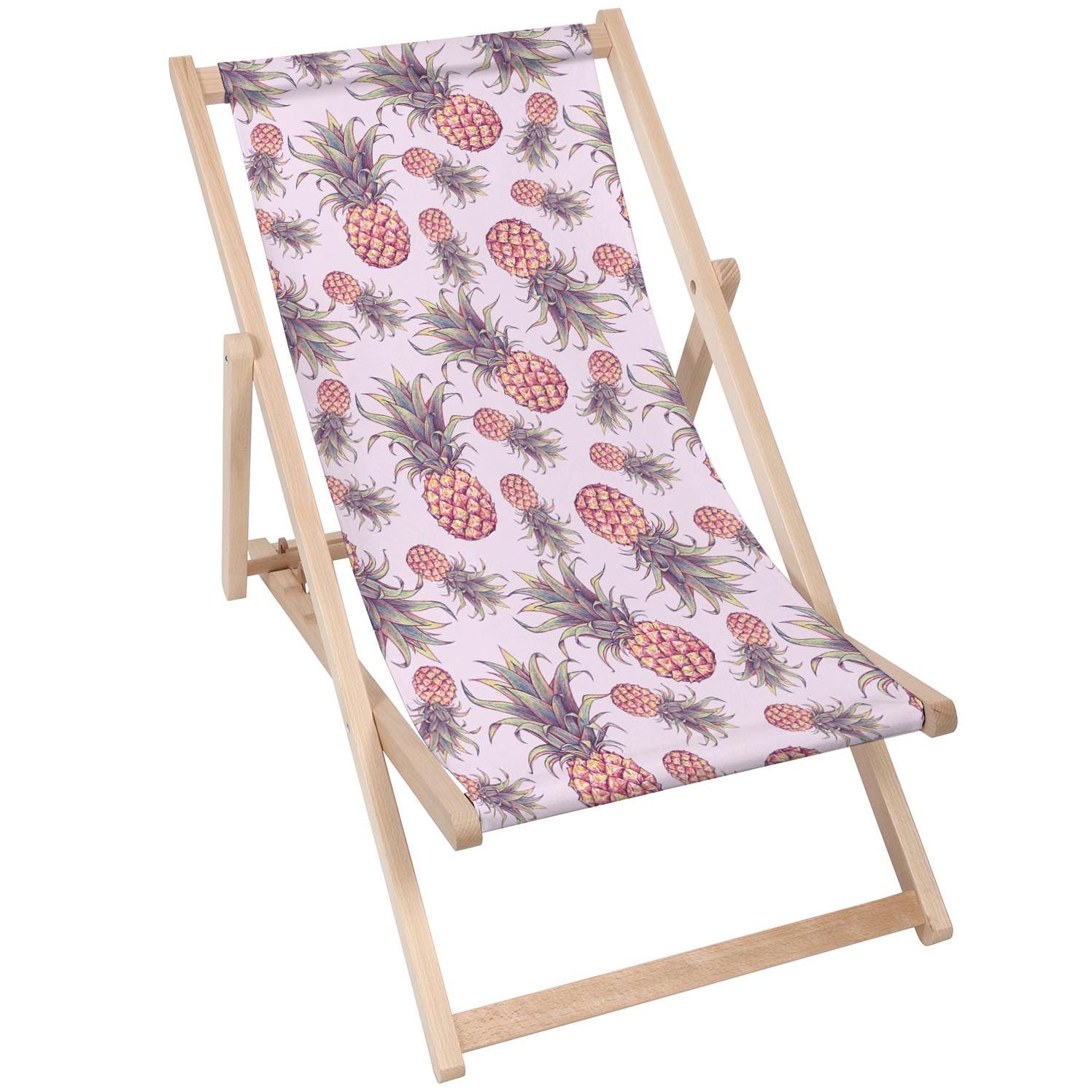 Stolik drewniany Pink Pineapple-30x40 CM