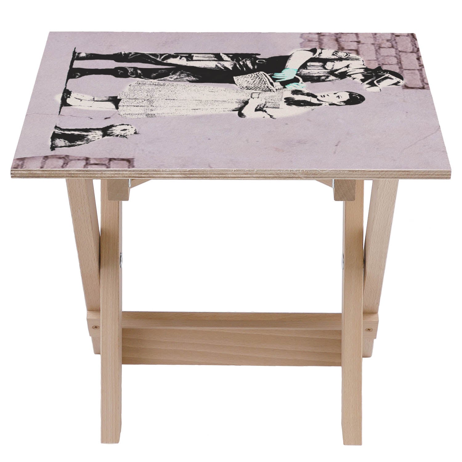 Holztisch Policeman & Dhoroty-30x40 CM