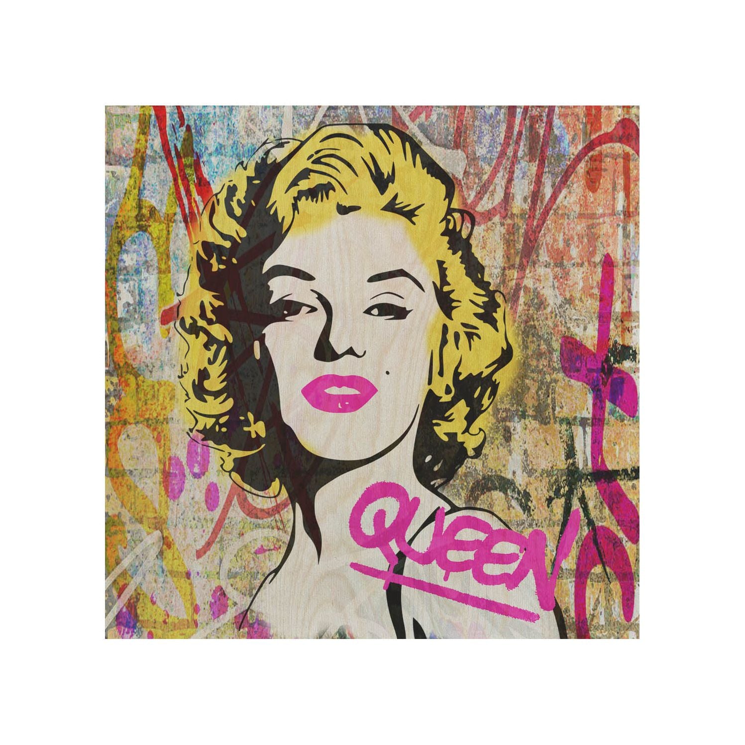 Dřevěný stolek Quenn Marilyn