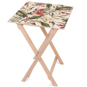 Holztisch Retro Tropische Blumen