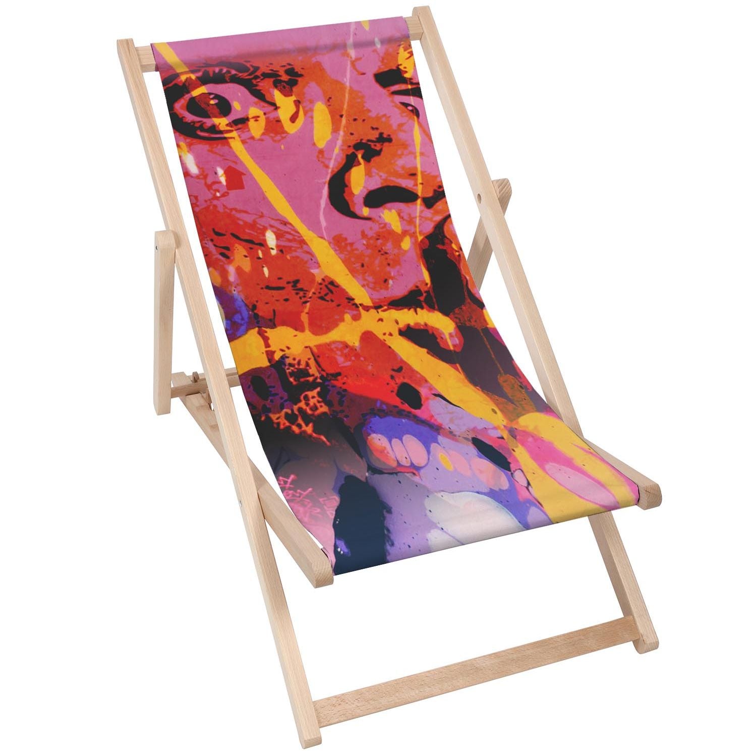 Holztisch Silence Please-50x50 CM