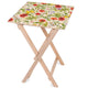 Stolik drewniany Summer Flowers Poppies-50x50 CM